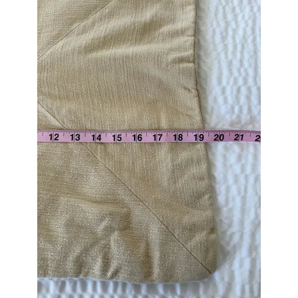 World Market Cotton Pillow Cover 20x20 Neutral Texture Organic Modern Home Decor
